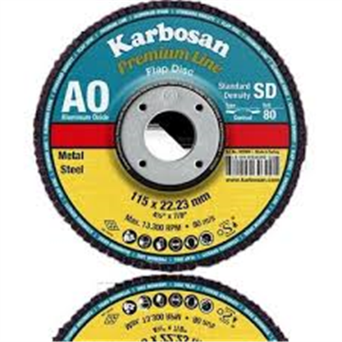 KARBOSAN FLAP DISK 115MM AO 40 KUM 50 ADET